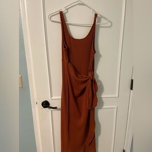 Nine Britton Rust colored Maternity Dress